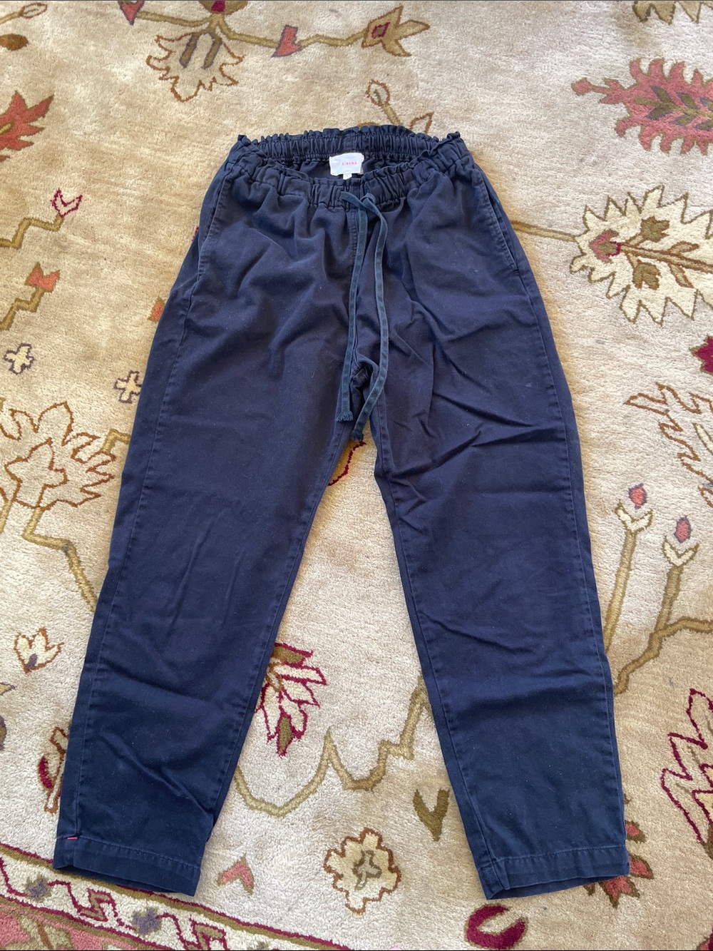 Women’s black Elastic-Waist Drawstring Pants